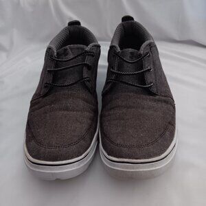 Under Armour Men's 10 Street Encounter III Charcoal Gray Canvas Slip On Sneakers